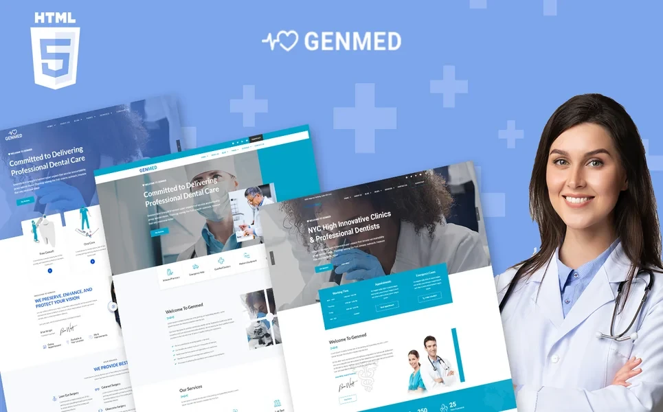 Genmed — Dental PHP Website Template