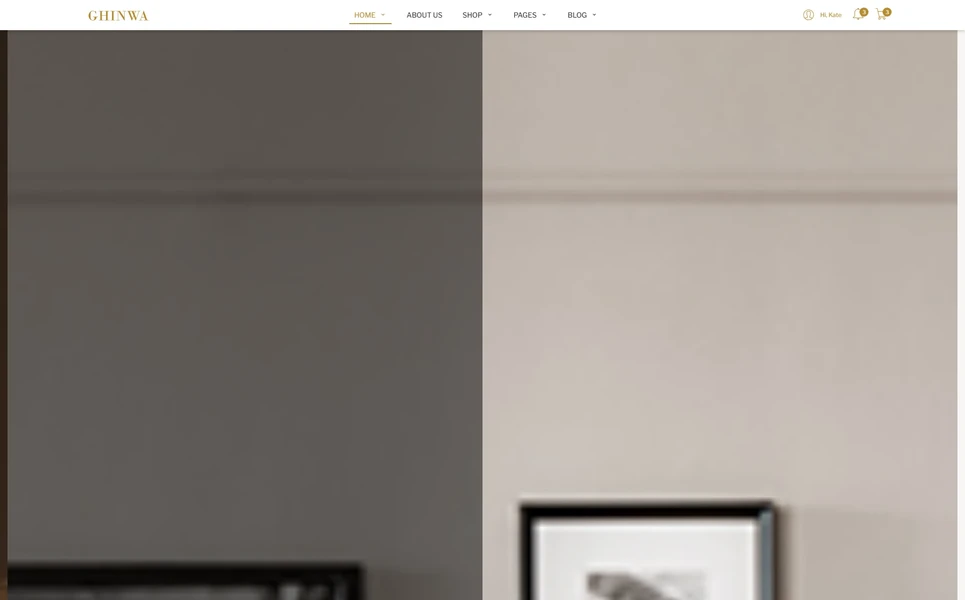 Ghinwa — Furniture Angular Template