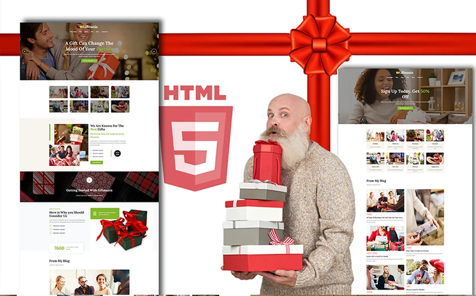 Giftmania — Gifts HTML5 Template