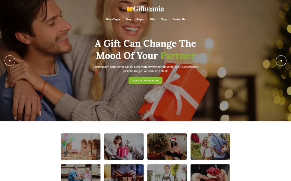 Giftmania — Gifts PHP Website Template