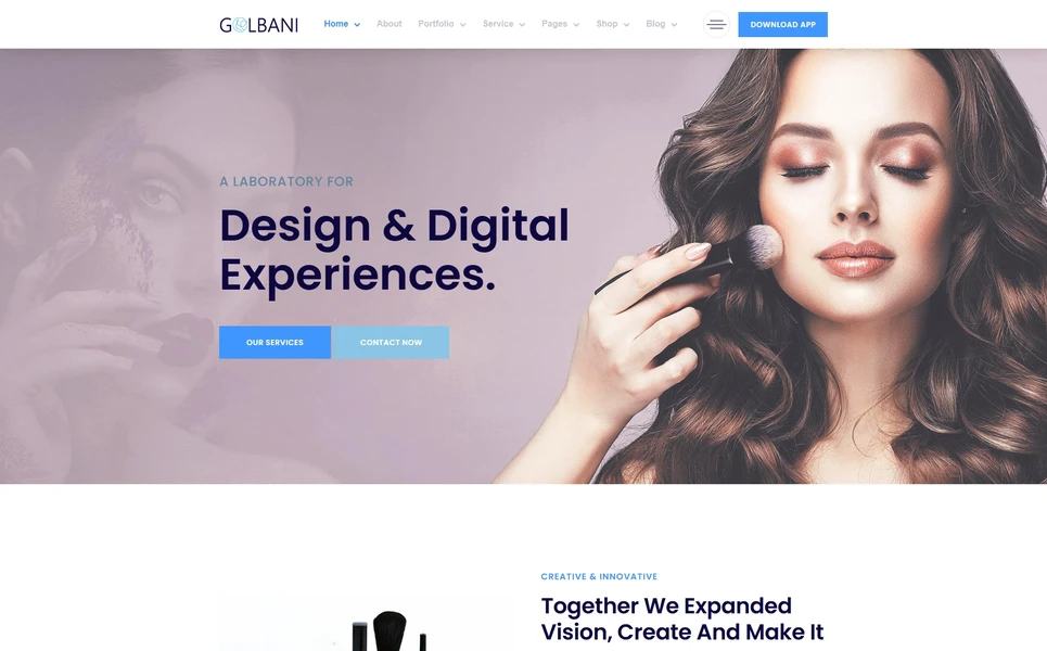 Golbani — Design Agency — Ai Smart Website
