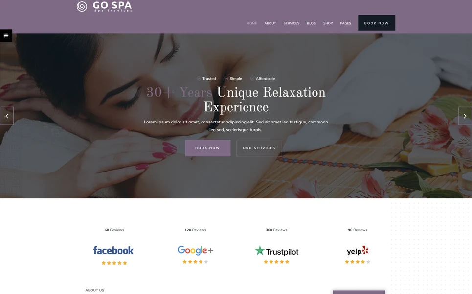 Gospa — Spa React JS Template
