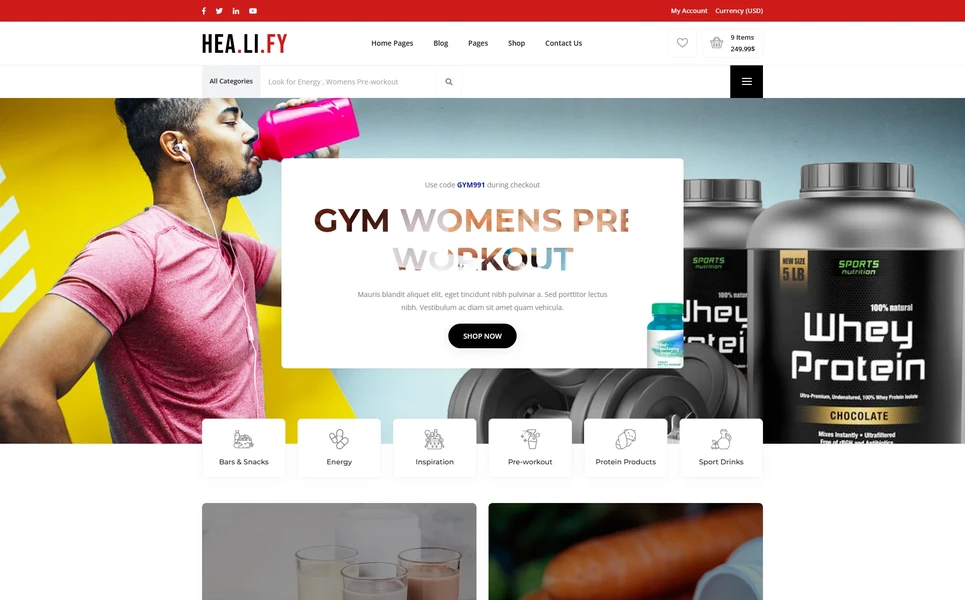 Healify — Health WordPress Theme