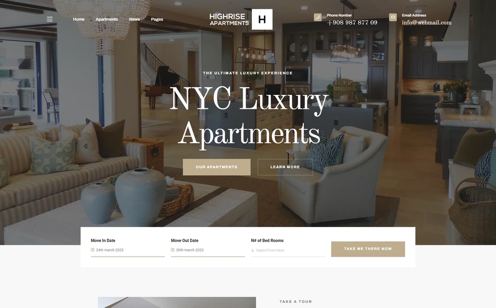 Highrise — Luxury Real Estate Angular Template
