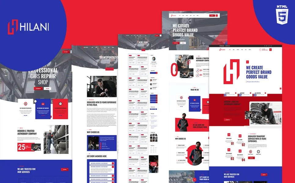 Hilani — Auto Repair HTML5 Template