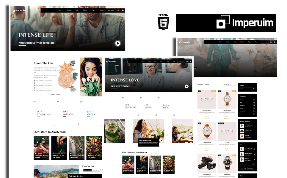 Imperuim — Jewelry HTML5 Template