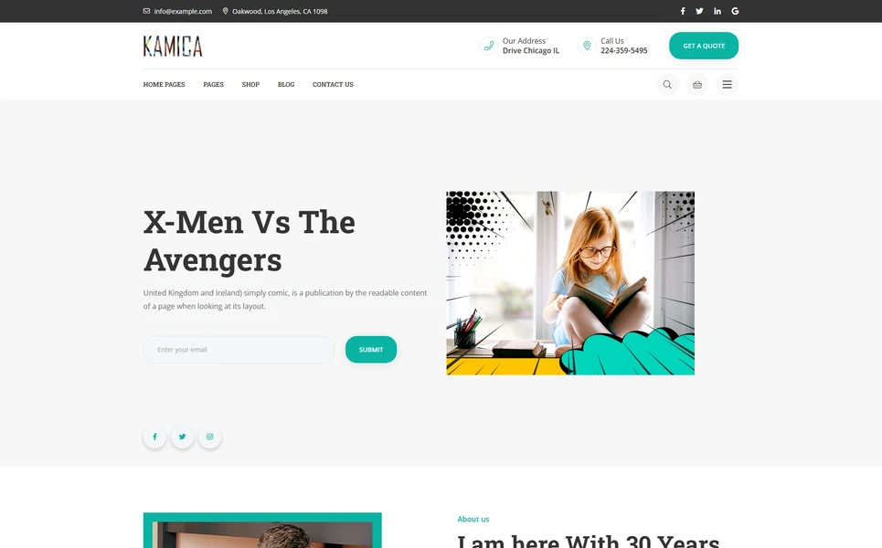 Kamica — Camera Vue.js Template