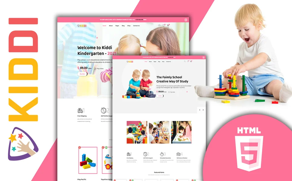 Kiddi — School HTML5 Template