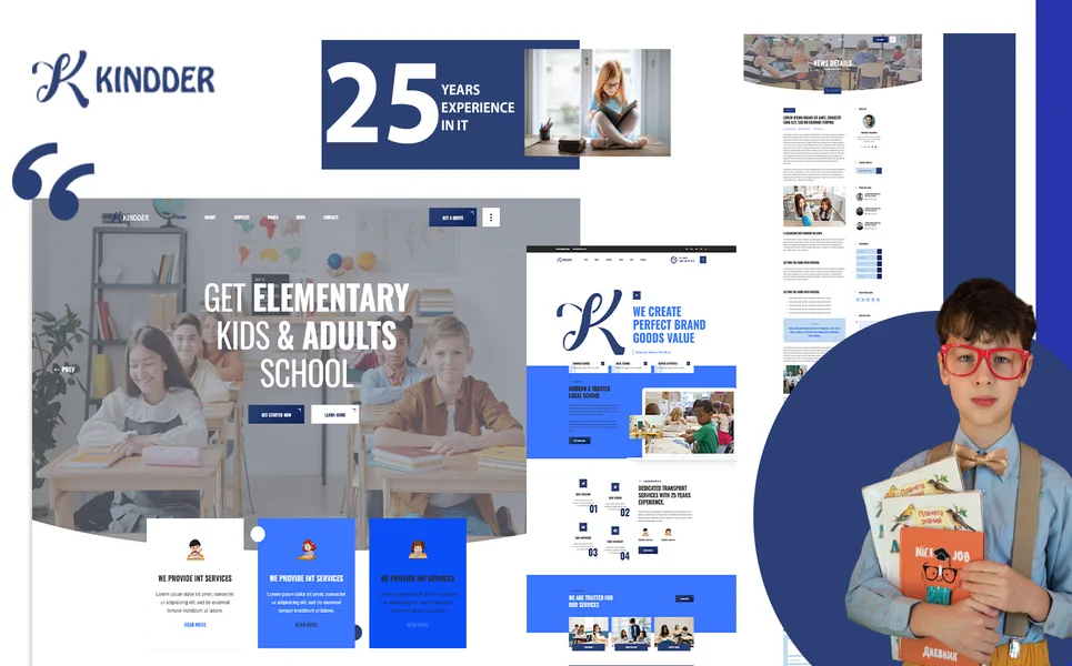 Kindder — Kids School HTML5 Template