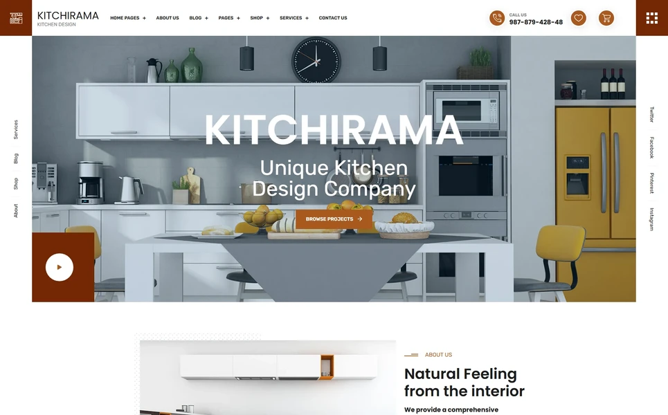 Kitchirama — Kitchen Vue.js Template