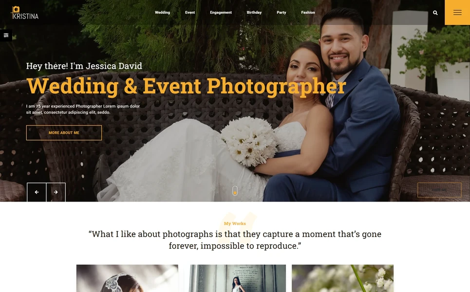 Kristina — Portfolio Vue.js Template