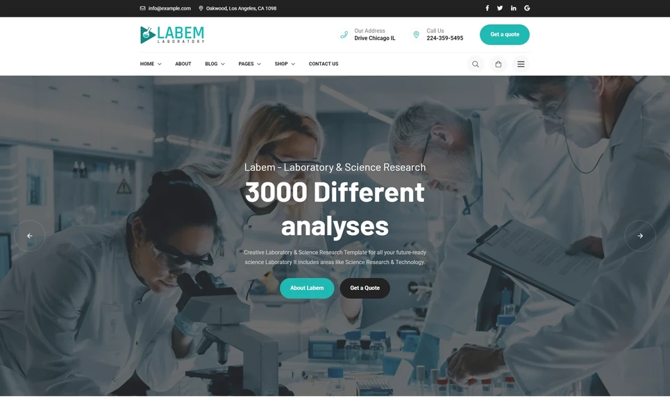 Labem — Consulting HTML5 Template