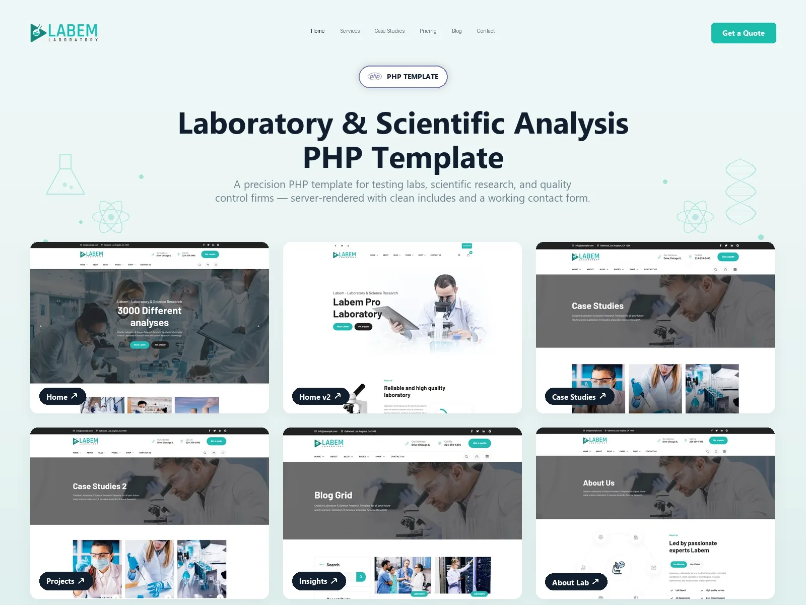 Labem — Consulting PHP Website Template
