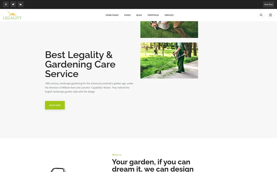 Legality — Law React JS Template