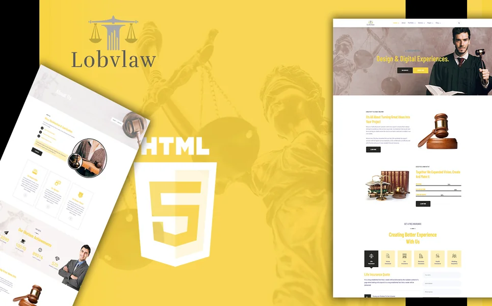 Lobylaw — Law Firm HTML5 Template