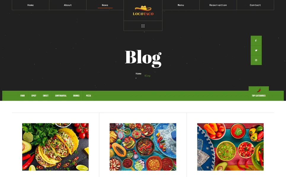 Locotaco — Food Delivery PHP Website Template