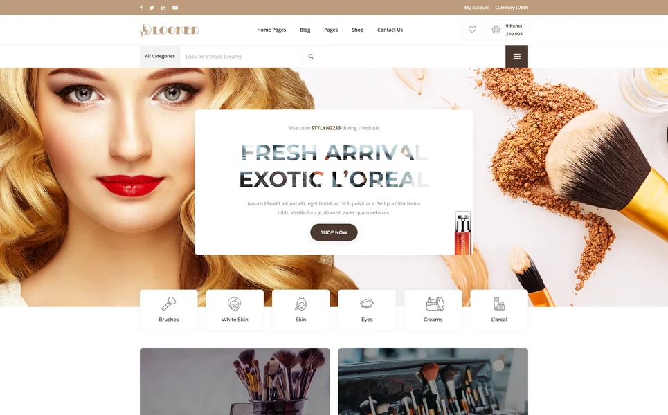 Looker — Fashion Angular Template