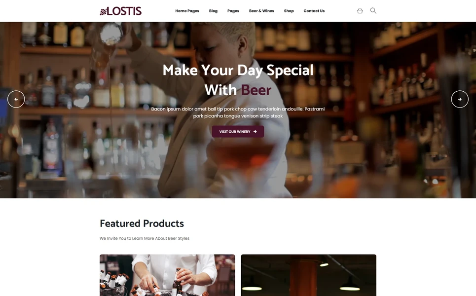 Lostis — Events HTML5 Template
