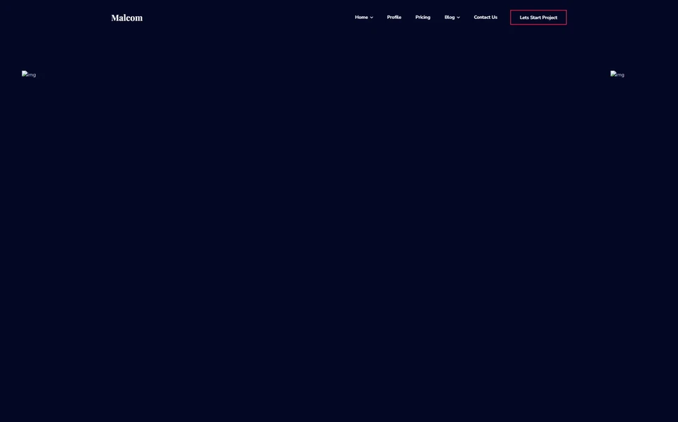 Malcom — Portfolio Angular Template