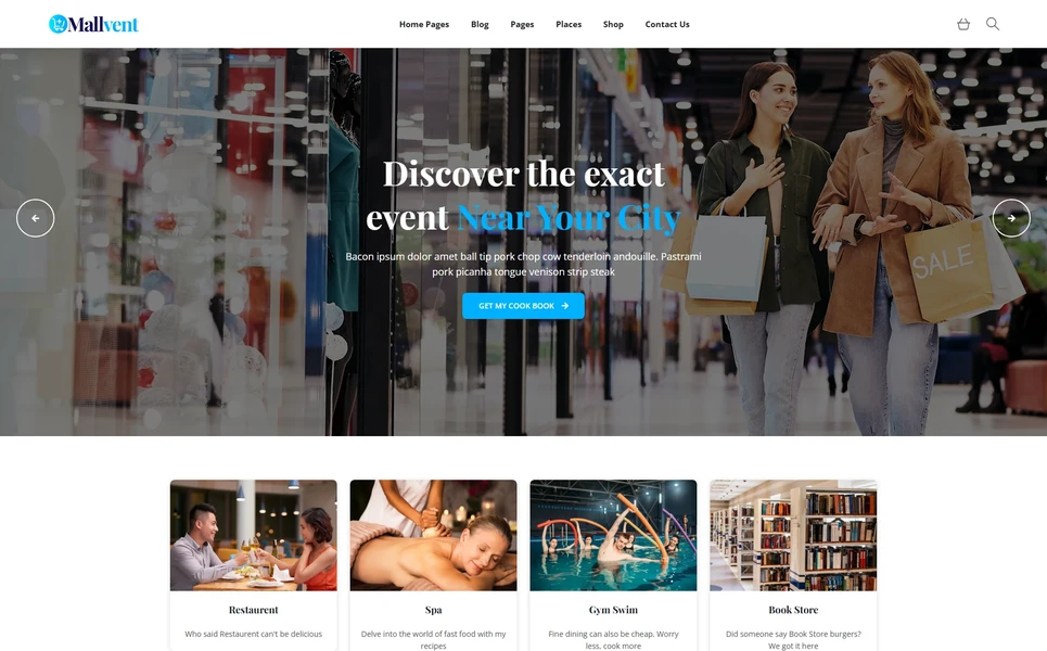 Mallvent — Events WordPress Theme