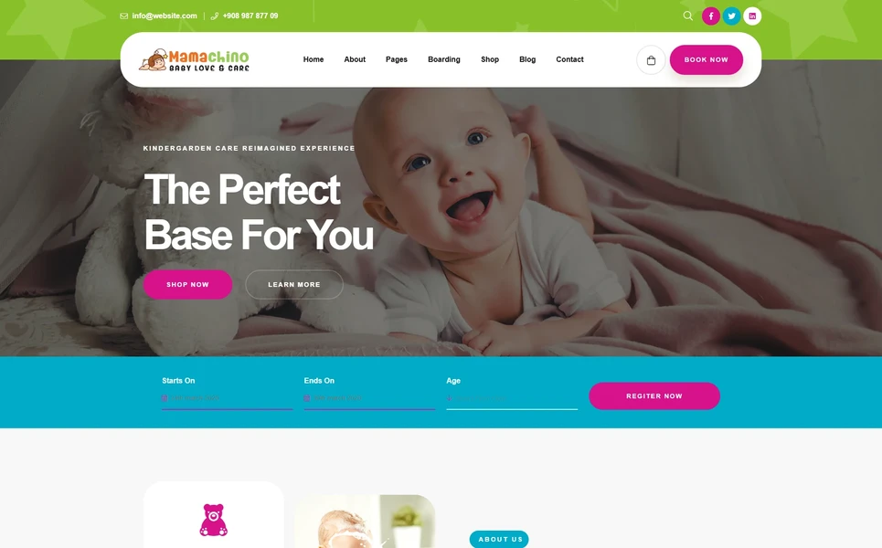 Mamachino — Garden React JS Template