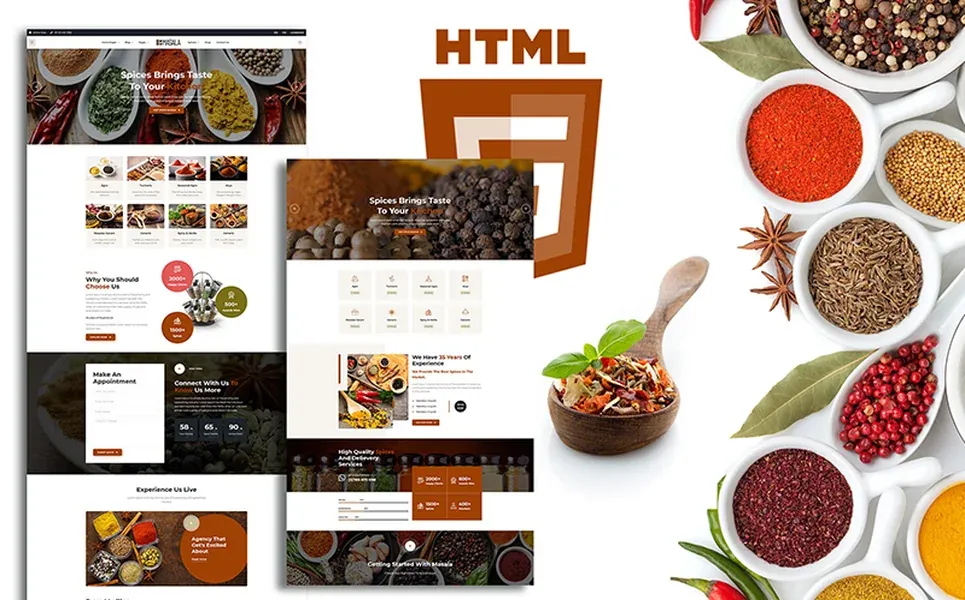 Masala — Spices HTML5 Template