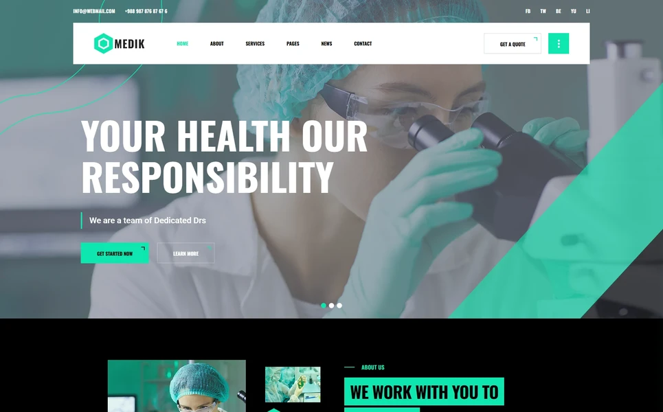 Medik — Medical Angular Template