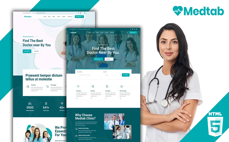 Medtab — Medical HTML5 Template