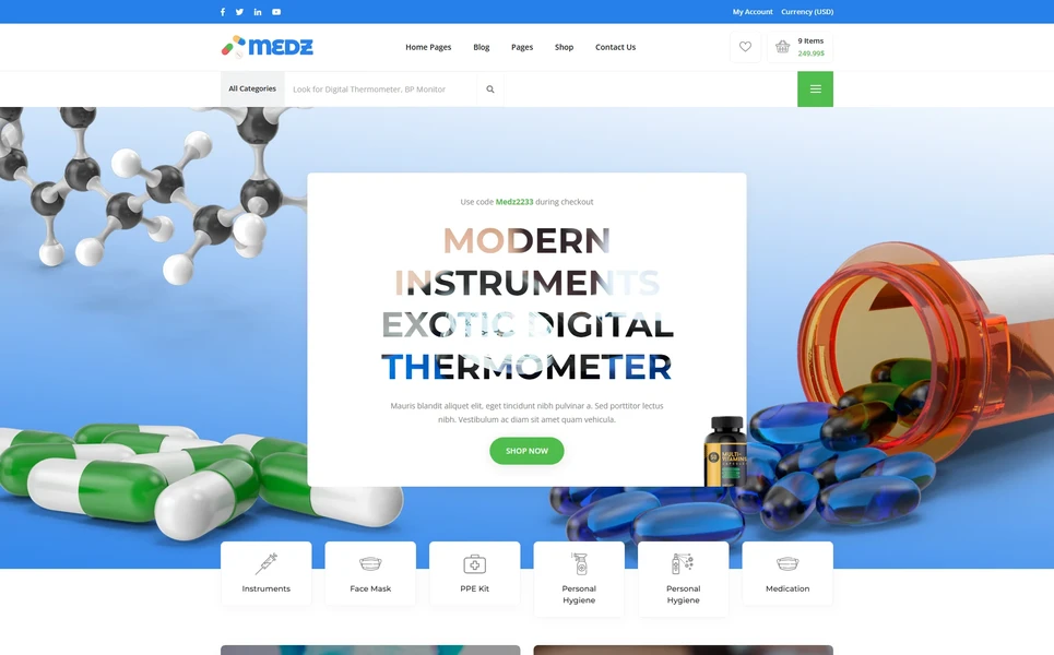 Medz — Medical WordPress Theme