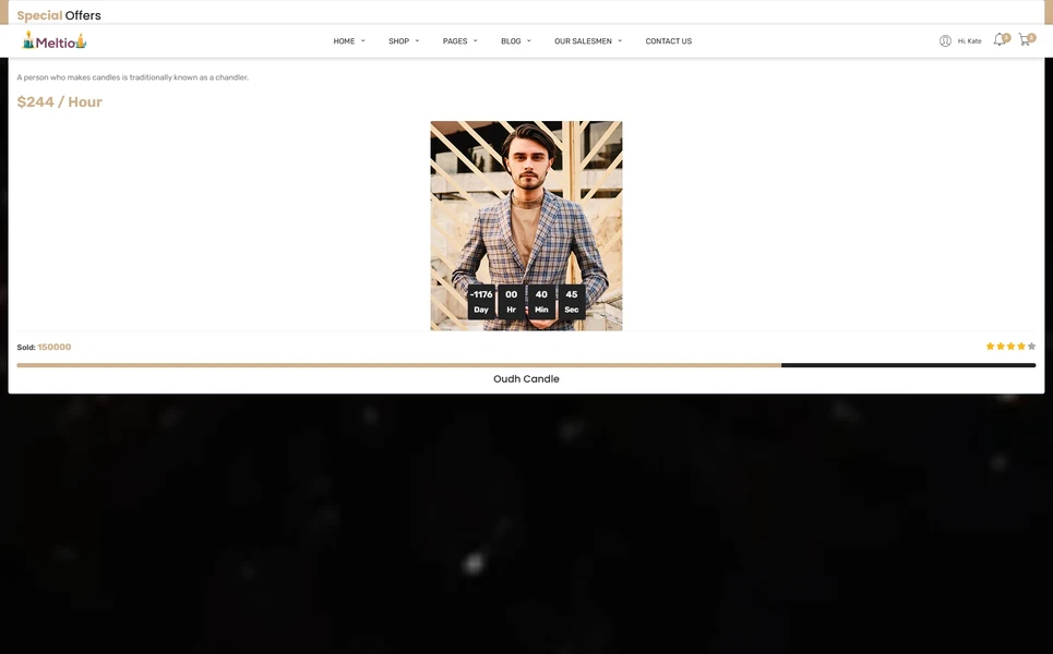 Meltio — eCommerce Angular Template