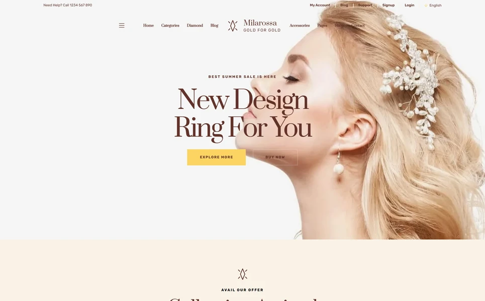 Milarossa — Luxury PHP Website Template