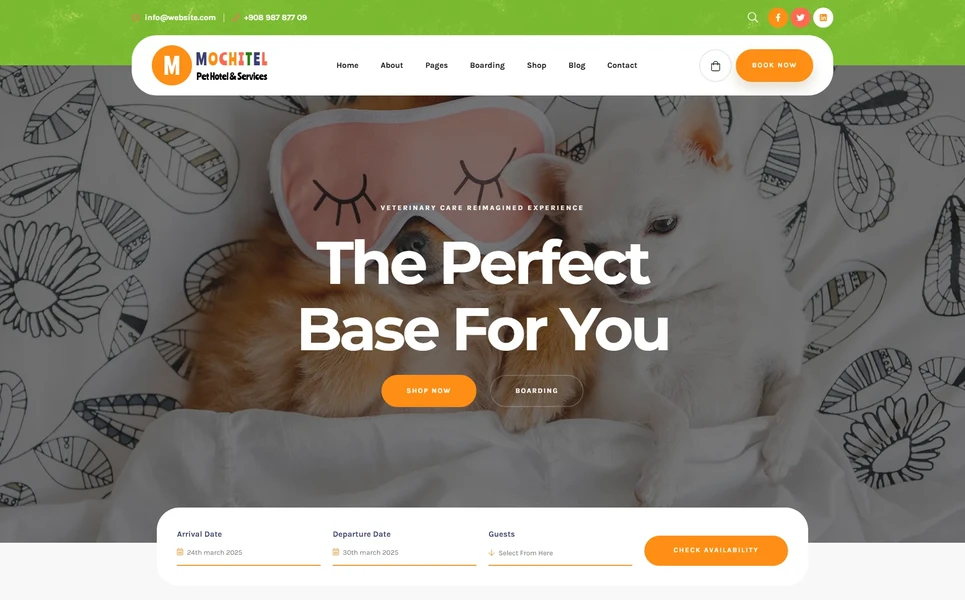Motchitel — Pet Vue.js Template