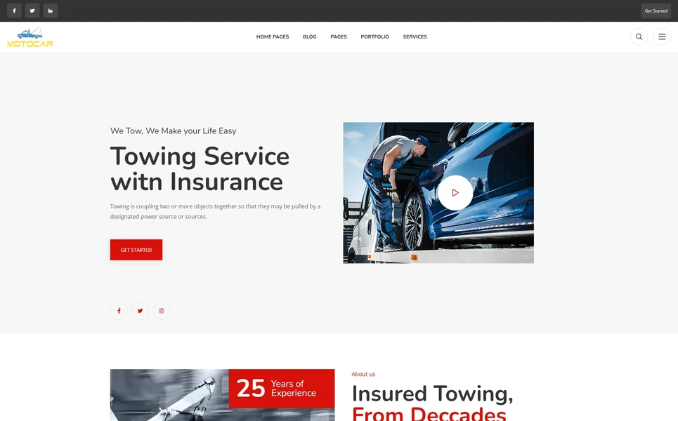 Motocar — Automotive Angular Template
