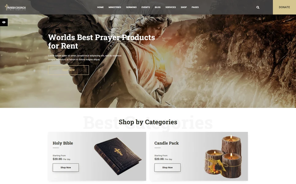 Parish — Church Vue.js Template