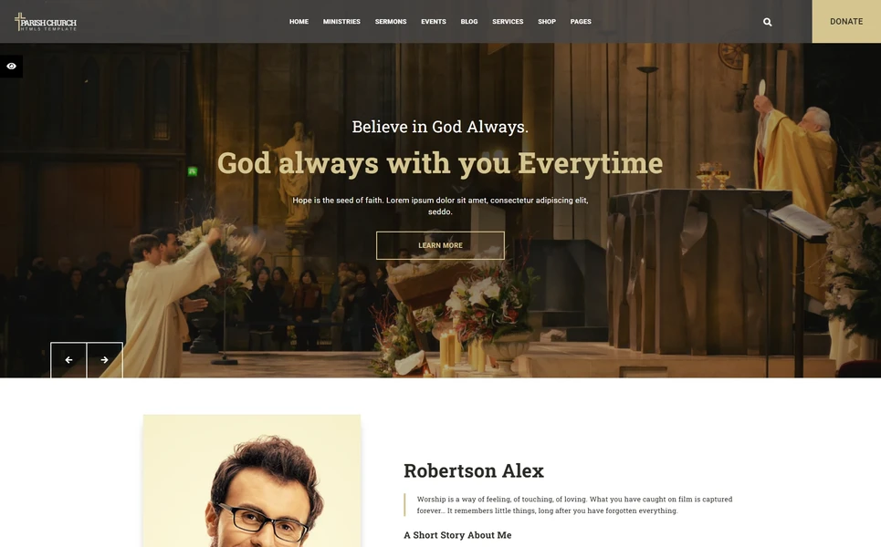 Parish — Church WordPress Theme