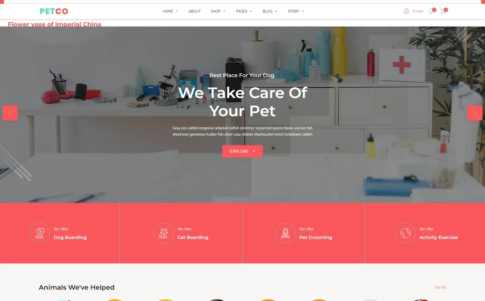 Petco — Pet Services WordPress Theme