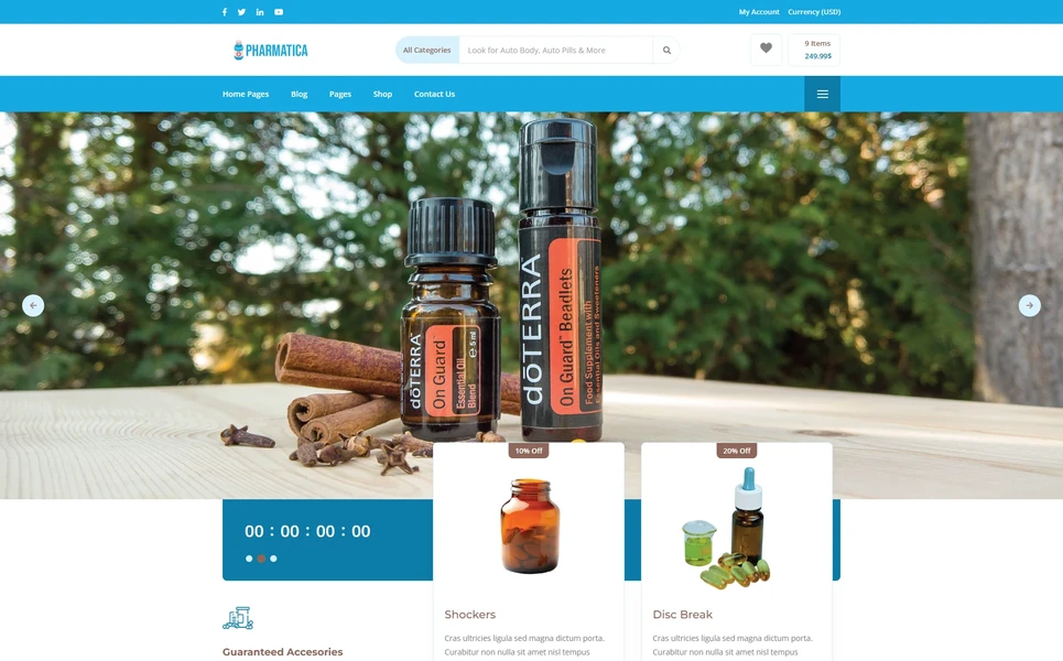 Pharmatica — Pharmacy PHP Website Template