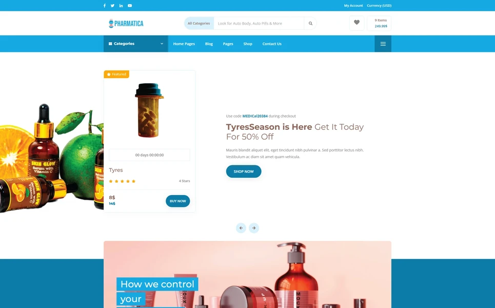 Pharmatica — Pharmacy WordPress Theme