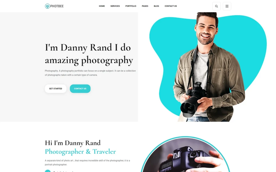 Photbee — Photography Angular Template