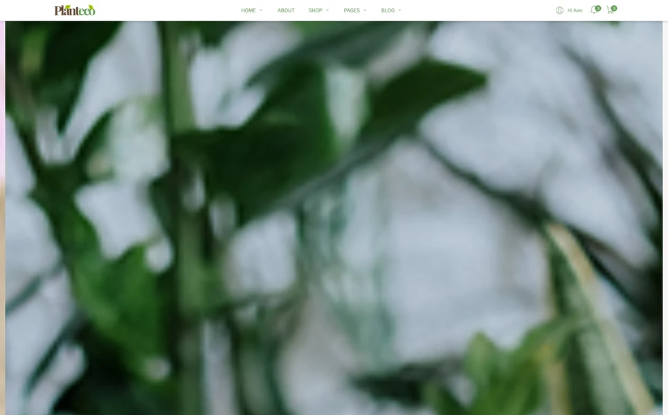 Planteco — Plants Store PHP Website Template