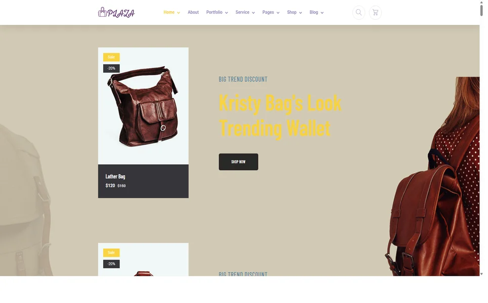 Plaza — Fashion React JS Template