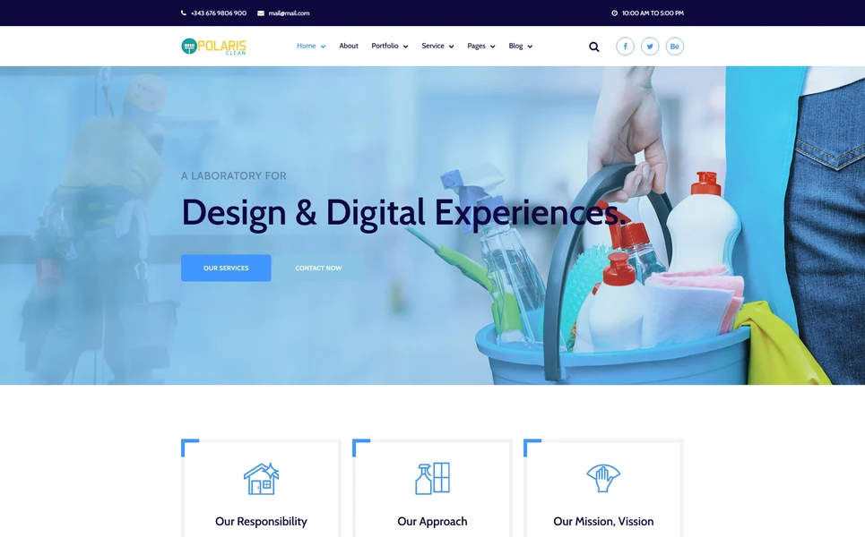 Polaris — Design Agency Angular Template
