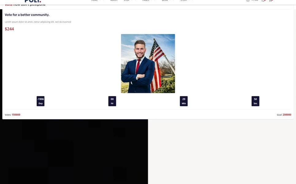 Poli — Charity Vue.js Template