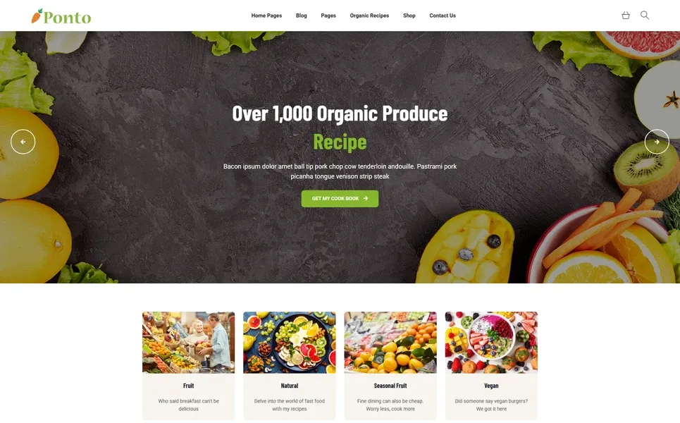 Ponto — Organic Angular Template