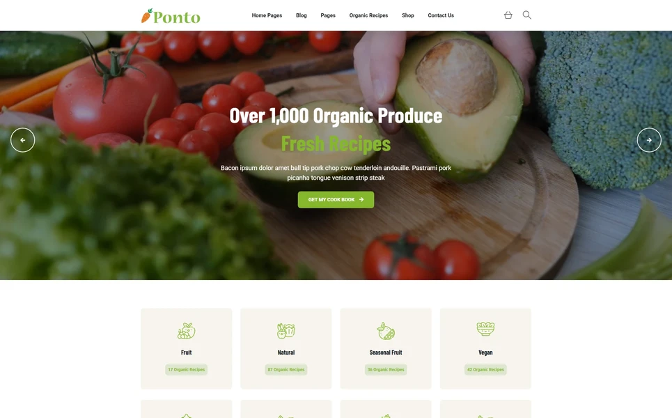 Ponto — Organic HTML5 Template
