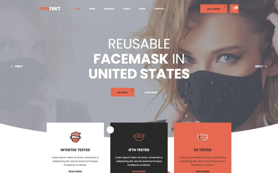 Protekt — Security React JS Template