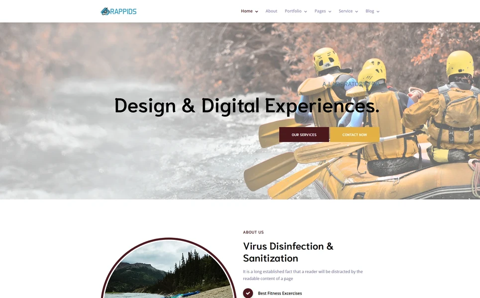 Rappids — Design Agency Vue.js Template