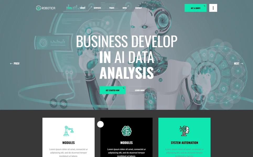 Robotica — AI PHP Website Template