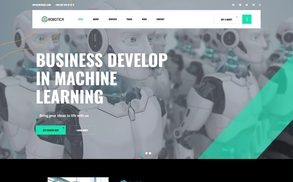 Robotica — AI WordPress Theme