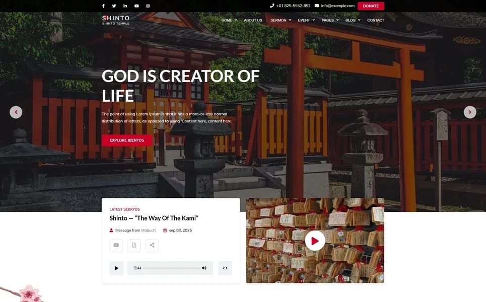 Shinto — Religious Angular Template